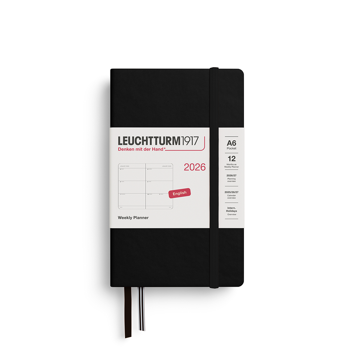 Leuchtturm Wochenkalender Pocket (A6) 2027 