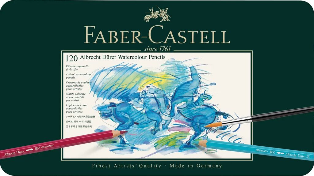 Faber-Castell Albrecht Dürer Aquarellstift 120er Metalletui 