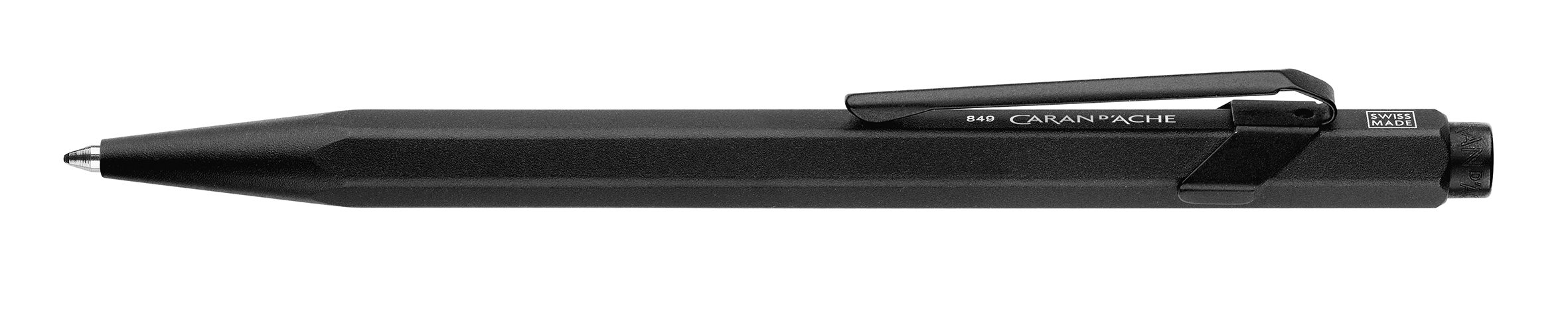 Caran d'Ache 849 Kugelschreiber Black Code im Slimpack