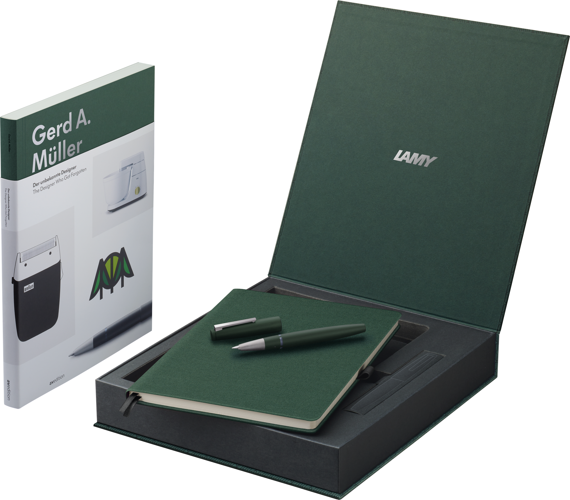 Lamy 2000 Füllhalter Pine Set Fine Gold