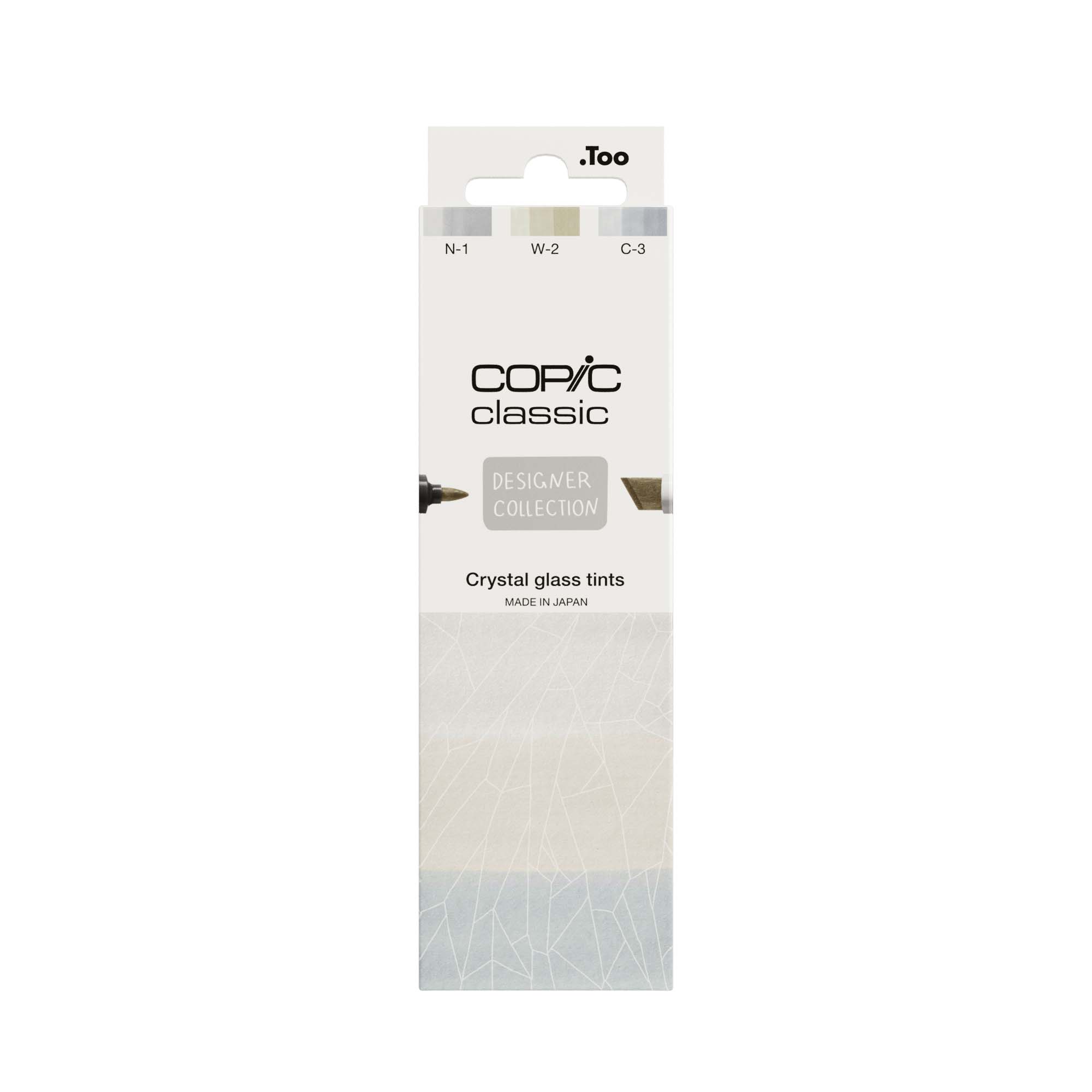 Copic Classic Designer Collection Set Crystal Glass Tints