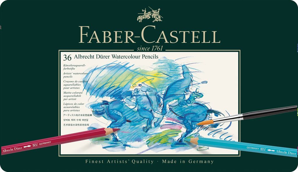 Faber-Castell Albrecht Dürer Aquarellstift 36er Set Metalletui 117536