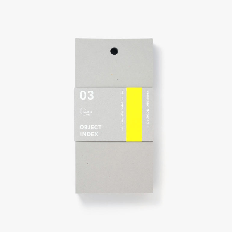 Object Index Penstand Notepad Gray B6 Slim