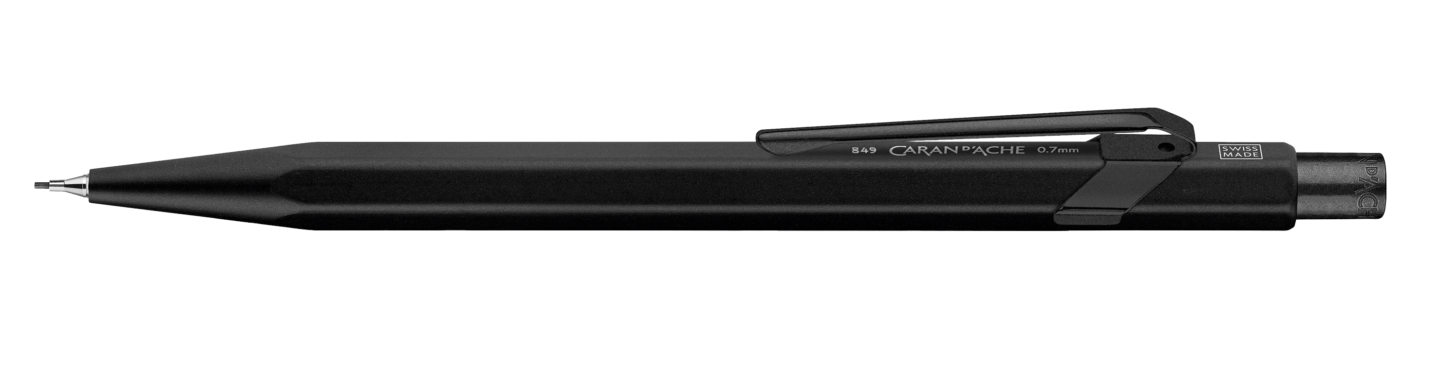 Caran d'Ache 844 Minenhalter 0,7 mm Black Code im Slimpack