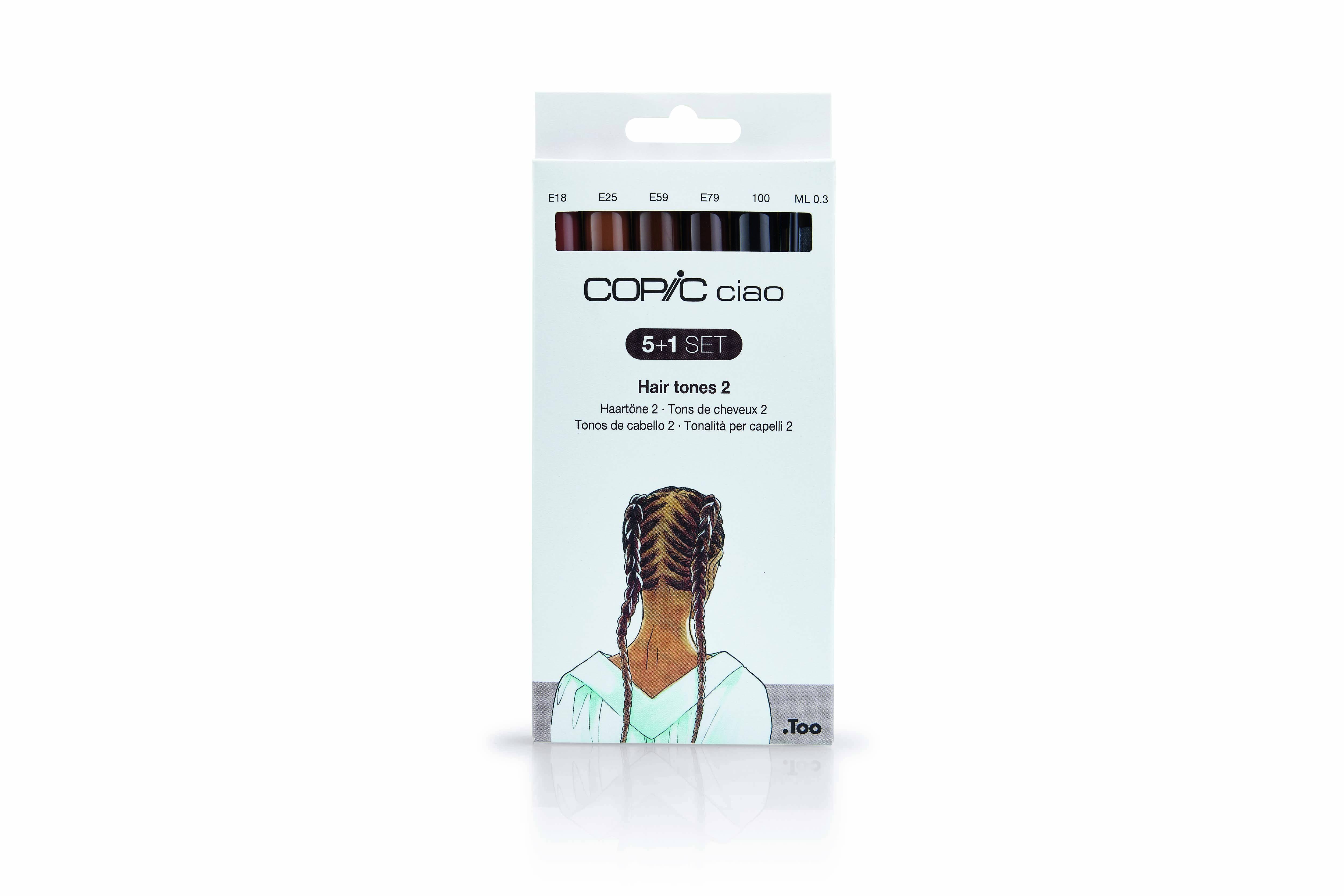 Copic Ciao 5+1 Set Hair Tones 2