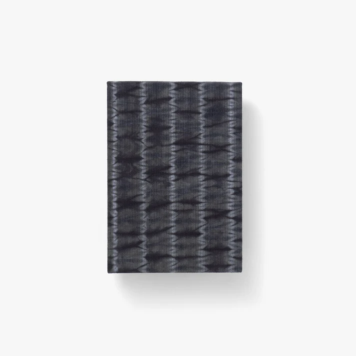 Kakimori Mini note cover Y. & SONS / Katakai shibori stripe 