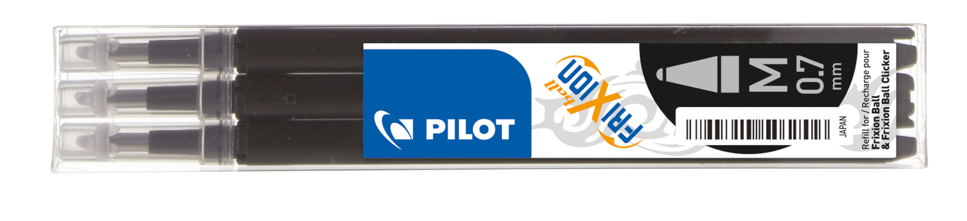 Pilot Frixion Ball Mine M 0.7 3er Etui 